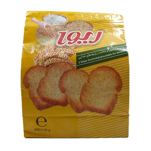 نان سوخاری 250 گرمی ریوا شرکت ویتانا