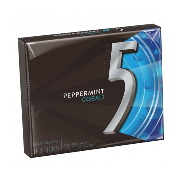 آدامس فایو اصل   15 عددی peppermint cobalt