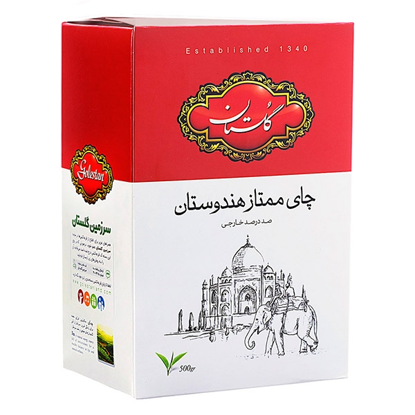 چای سیاه گلستان مدل ممتاز هندوستان – 500 گرم