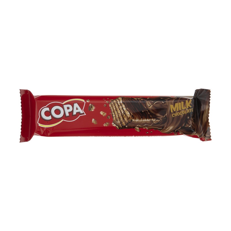 ویفر کاکائویی کوپا با طعم شیری – 40 گرم