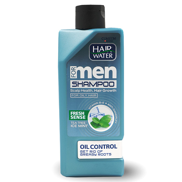 شامپو مردانه ضد شوره و خنک کننده مناسب موهای چرب کامان-410میلی لیتر