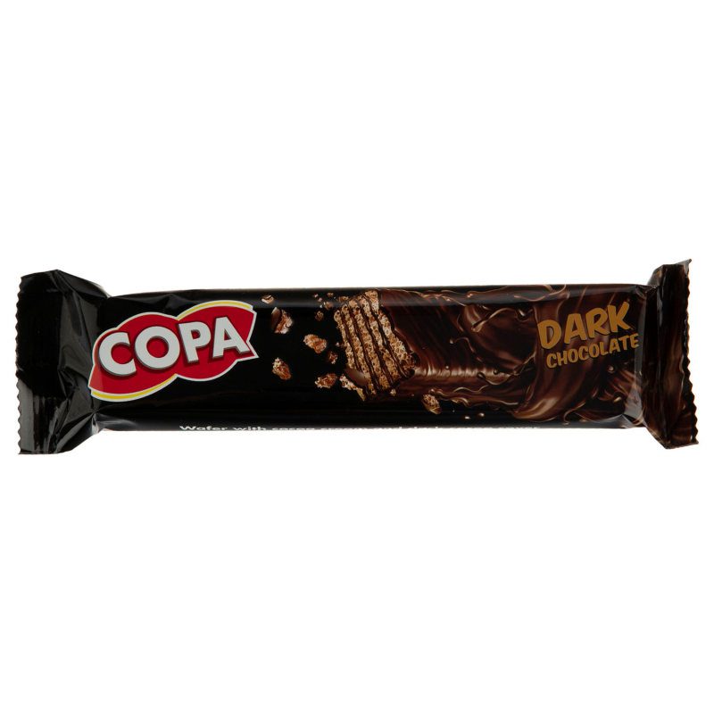 ویفر کاکائویی کوپا با طعم شکلات تلخ – 40 گرم